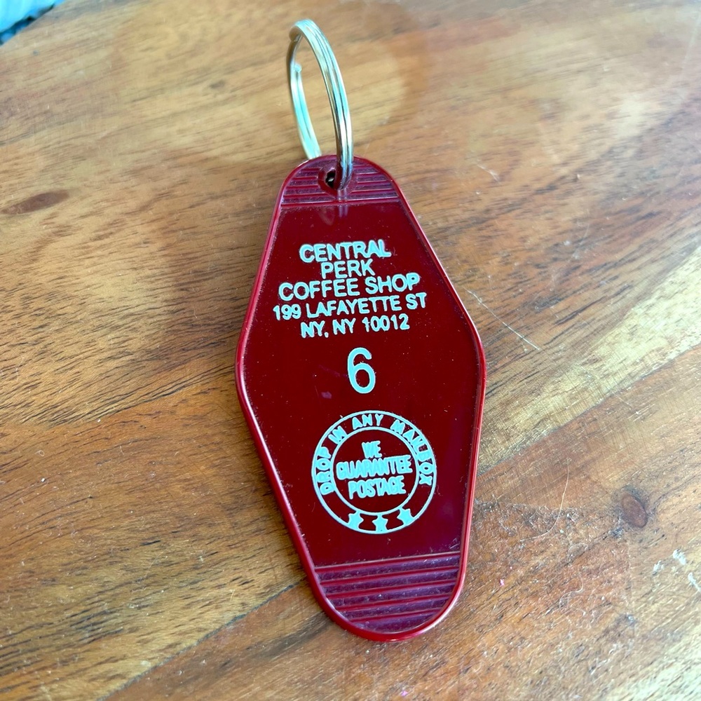 Vintage Motel Key Chain “Central Perk Coffee Shop”